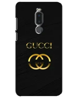 Чехол для Meizu Note 8 с картинкой «Золотой логотип Gucci»