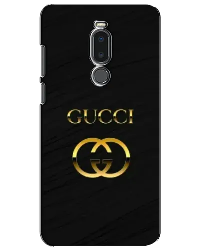 Чехол для Meizu Note 8 с картинкой «Золотой логотип Gucci»