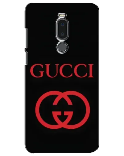 Чехол для Meizu Note 8 с картинкой «Gucci — красный логотип»