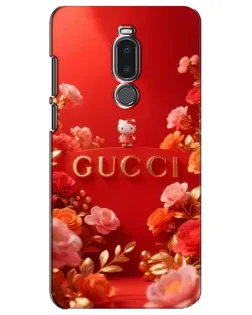 Чехол для Meizu Note 8 с картинкой «Gucci — золотой сад»