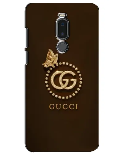 Чехол для Meizu Note 8 с картинкой «Gucci — золотая бабочка»