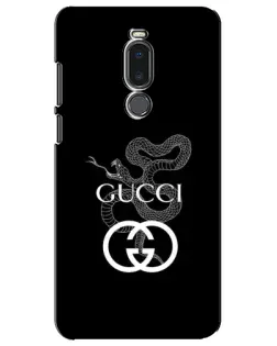 Чехол для Meizu Note 8 с картинкой «Gucci — серебряная змея»