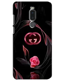 Чехол для Meizu Note 8 с картинкой «Gucci — неоновая роза»