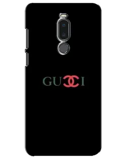 Чехол для Meizu Note 8 с картинкой «Gucci — красный градиент»