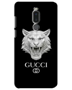 Чехол для Meizu Note 8 с картинкой «Gucci — серебряный лев»
