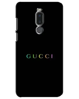 Чехол для Meizu Note 8 с картинкой «Gucci — неоновый минимализм»