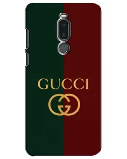 Чехол для Meizu Note 8 с картинкой «Gucci — темно-зеленый градиент»