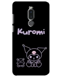 Чехол для Meizu Note 8 с картинкой «Kuromi — черный минимализм» Чехол для Meizu Note 8 с картинкой «Kuromi — черный минимализм»
