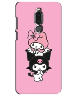 Чехол для Meizu Note 8 с картинкой «My Melody и Kuromi»