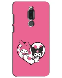 Чехол для Meizu Note 8 с картинкой «Kuromi и My Melody»