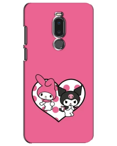Чехол для Meizu Note 8 с картинкой «Kuromi и My Melody»