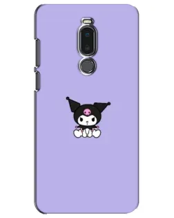 Чехол для Meizu Note 8 с картинкой «Kuromi — фиолетовый минимализм»