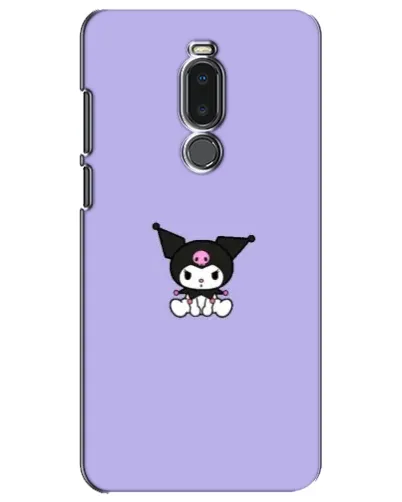 Чехол для Meizu Note 8 с картинкой «Kuromi — фиолетовый минимализм»