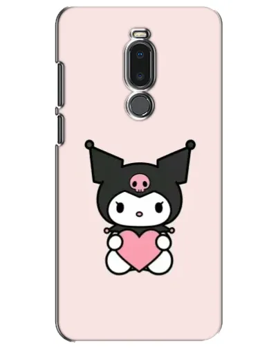 Чехол для Meizu Note 8 с картинкой «Kuromi и сердце»