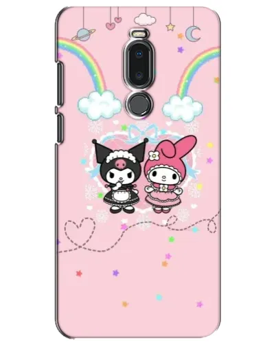 Чехол для Meizu Note 8 с картинкой «My Melody и Kuromi»