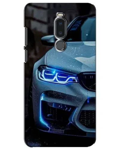 Чехол для Meizu Note 8 с картинкой «Взгляд BMW с синими фарами»
