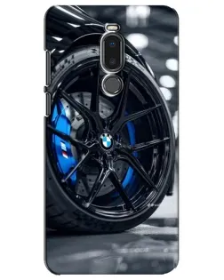 Чехол для Meizu Note 8 с картинкой «Колесо BMW вблизи»