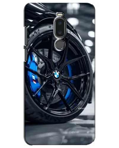 Чехол для Meizu Note 8 с картинкой «Колесо BMW вблизи»