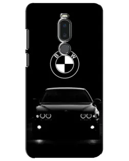 Чехол для Meizu Note 8 с картинкой «BMW — взгляд из темноты»