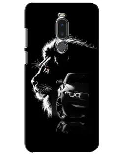 Чехол для Meizu Note 8 с картинкой «BMW и лев»