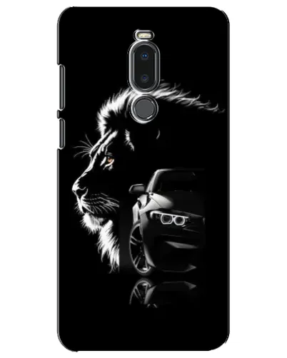 Чехол для Meizu Note 8 с картинкой «BMW и лев»