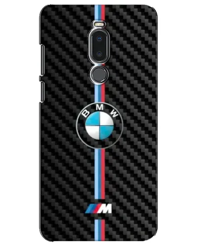 Чехол для Meizu Note 8 с картинкой «Эмблема BMW и карбон»