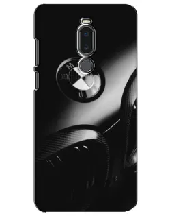 Чехол для Meizu Note 8 с картинкой «Эмблема BMW — макро»