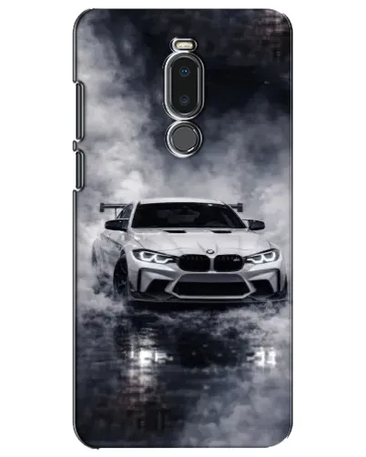 Чехол для Meizu Note 8 с картинкой «BMW сквозь туман»