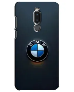 Чехол для Meizu Note 8 с картинкой «Логотип BMW — минимализм»