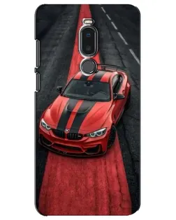 Чехол для Meizu Note 8 с картинкой «BMW на красной дорожке»