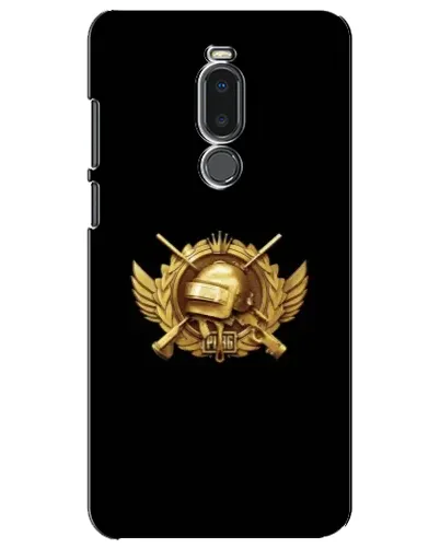 Чехол для Meizu Note 8 с картинкой «PUBG — оранжевый градиент»