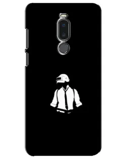 Чехол для Meizu Note 8 с картинкой «PUBG — белый шлем»