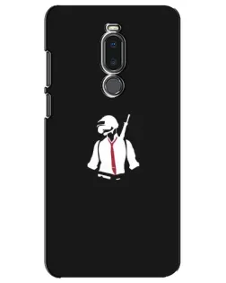 Чехол для Meizu Note 8 с картинкой «PUBG — силуэт воина»