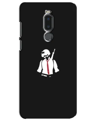 Чехол для Meizu Note 8 с картинкой «PUBG — силуэт воина»