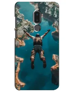 Чехол для Meizu Note 8 с картинкой «PUBG — свободное падение»