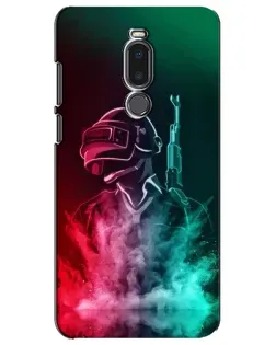 Чехол для Meizu Note 8 с картинкой «PUBG — огненный воин»