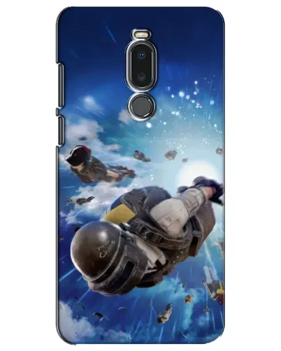 Чехол для Meizu Note 8 с картинкой «Десант PUBG — прыжок»