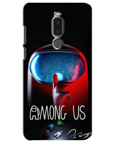 Чехол для Meizu Note 8 с картинкой «Красный импостер — макро» Чехол для Meizu Note 8 с картинкой «Красный импостер — макро»