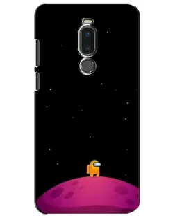 Чехол для Meizu Note 8 с картинкой «Одинокий герой на планете»
