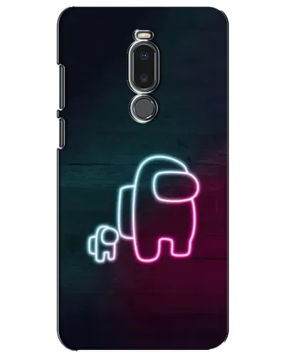 Чехол для Meizu Note 8 с картинкой «Among Us неон-арт» Чехол для Meizu Note 8 с картинкой «Among Us неон-арт»