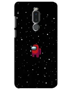 Чехол для Meizu Note 8 с картинкой «Красный Among Us»