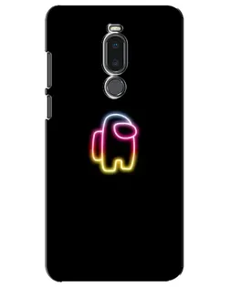 Чехол для Meizu Note 8 с картинкой «Among Us градиент»