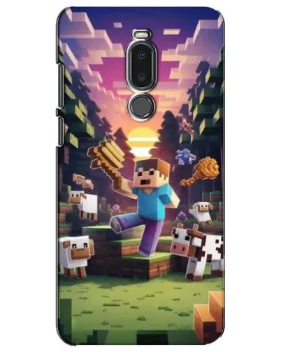 Чехол для Meizu Note 8 с картинкой «Стив на ферме» Чехол для Meizu Note 8 с картинкой «Стив на ферме»