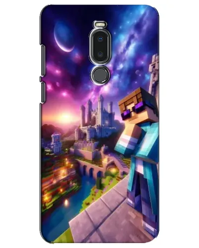 Чехол для Meizu Note 8 с картинкой «Стив и космос» Чехол для Meizu Note 8 с картинкой «Стив и космос»