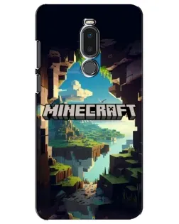 Чехол для Meizu Note 8 с картинкой «Пещера Майнкрафт»