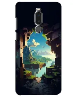 Чехол для Meizu Note 8 с картинкой «Вид из пещеры»