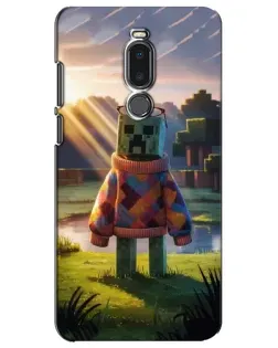 Чехол для Meizu Note 8 с картинкой «Крипер в свитере»