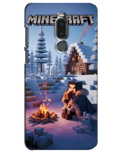 Чехол для Meizu Note 8 с картинкой «Зимний Minecraft» Чехол для Meizu Note 8 с картинкой «Зимний Minecraft»
