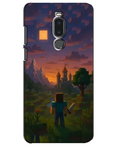 Чехол для Meizu Note 8 с картинкой «Стив у башни» Чехол для Meizu Note 8 с картинкой «Стив у башни»
