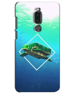 Чехол для Meizu Note 8 с картинкой «Черепаха Minecraft»